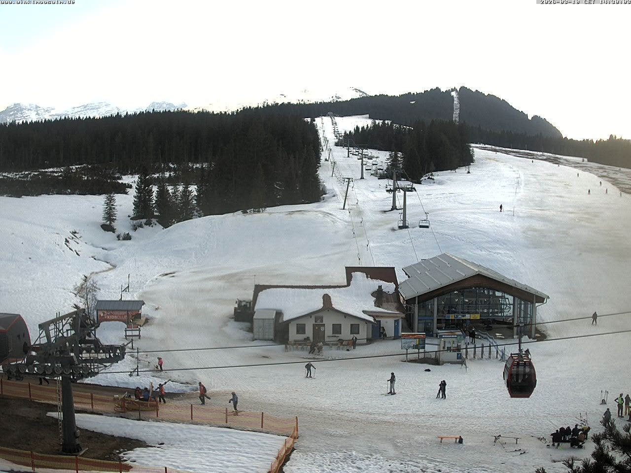 Archiv Foto Webcam Ausblick Winklmoosalm auf Rossalm-Lift