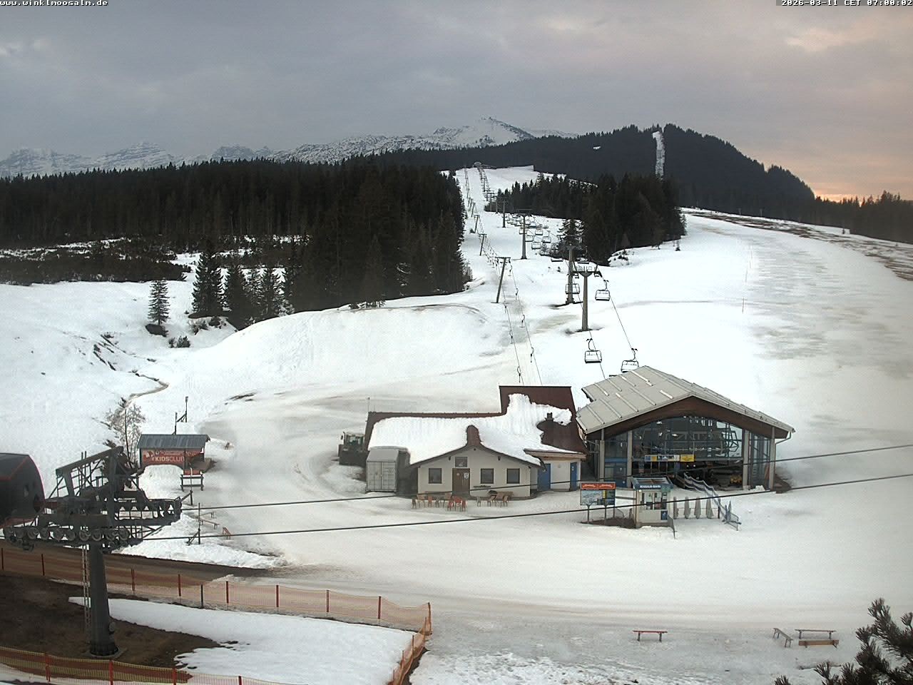 Archiv Foto Webcam Ausblick Winklmoosalm auf Rossalm-Lift