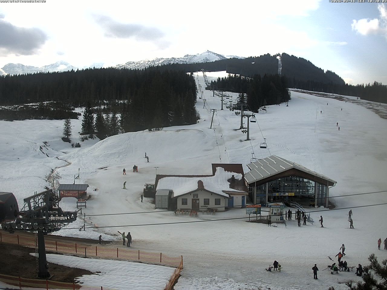 Archiv Foto Webcam Ausblick Winklmoosalm auf Rossalm-Lift