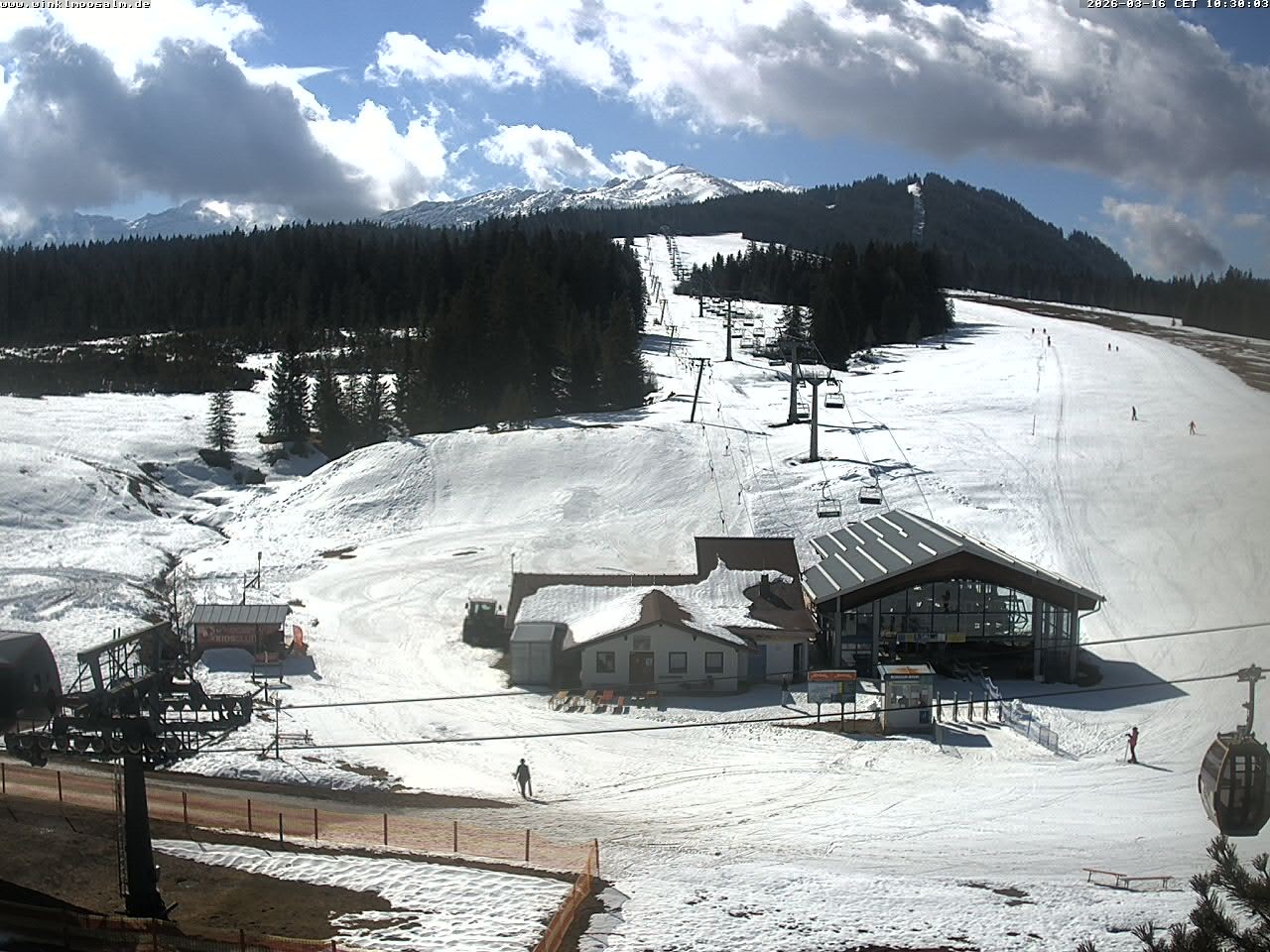 Archiv Foto Webcam Ausblick Winklmoosalm auf Rossalm-Lift