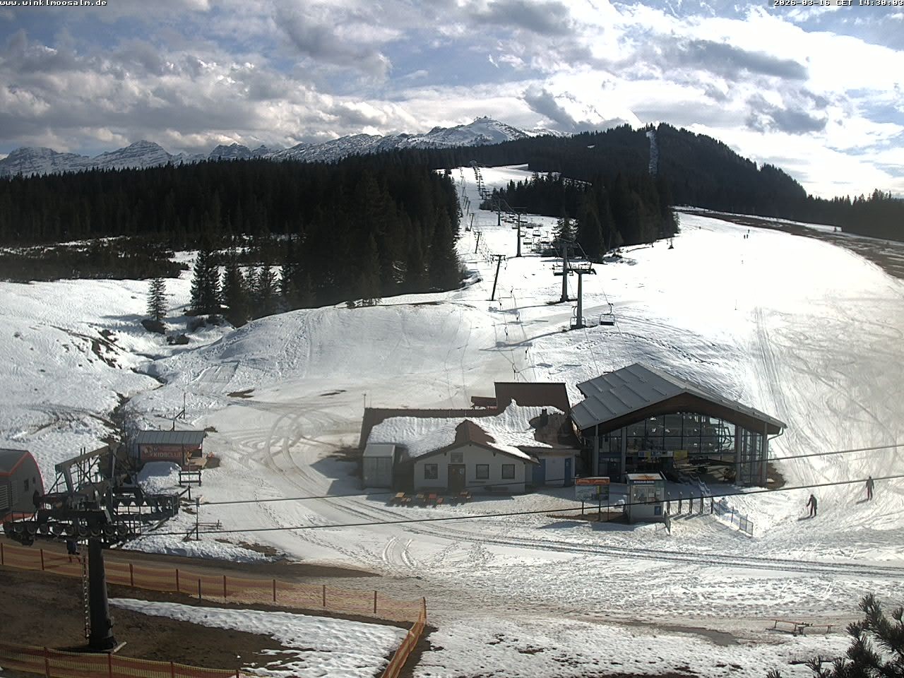Archiv Foto Webcam Ausblick Winklmoosalm auf Rossalm-Lift