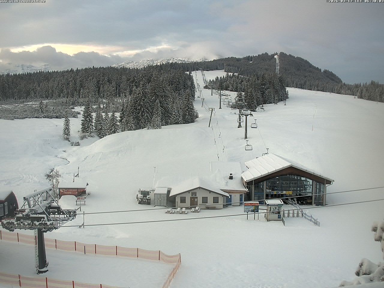 Archiv Foto Webcam Ausblick Winklmoosalm auf Rossalm-Lift