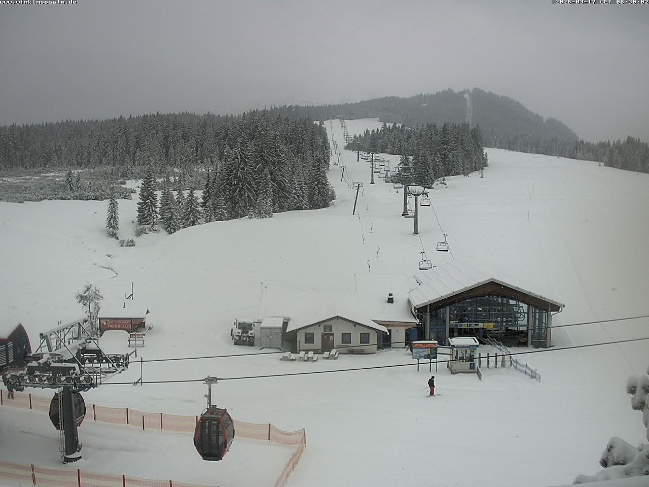 Archiv Foto Webcam Ausblick Winklmoosalm auf Rossalm-Lift