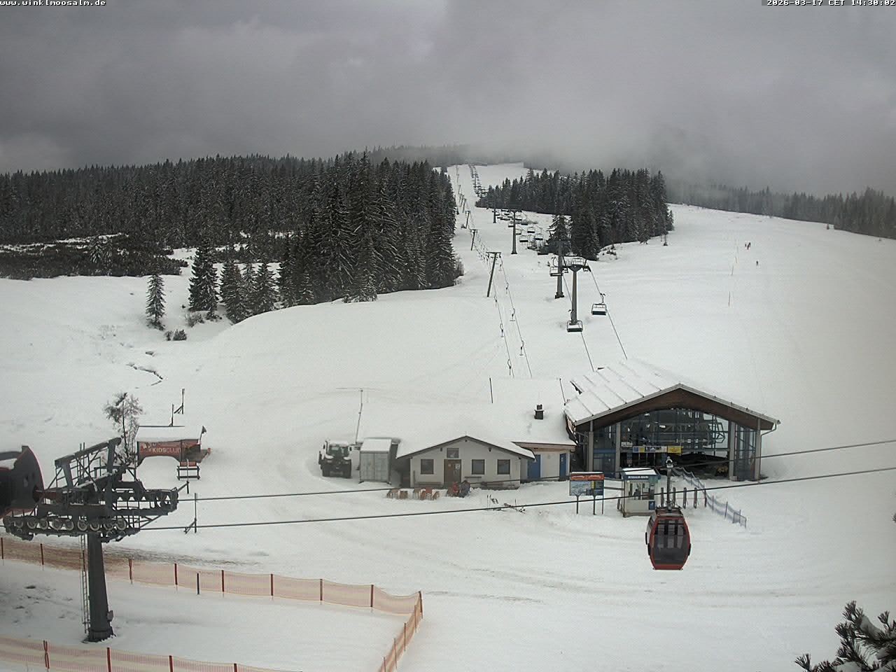 Archiv Foto Webcam Ausblick Winklmoosalm auf Rossalm-Lift