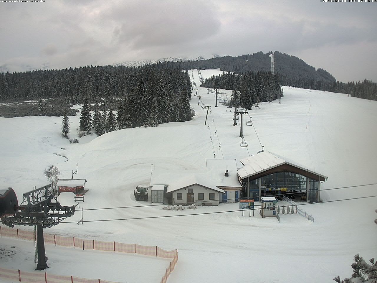 Archiv Foto Webcam Ausblick Winklmoosalm auf Rossalm-Lift