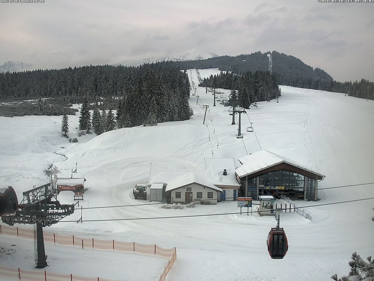 Archiv Foto Webcam Ausblick Winklmoosalm auf Rossalm-Lift