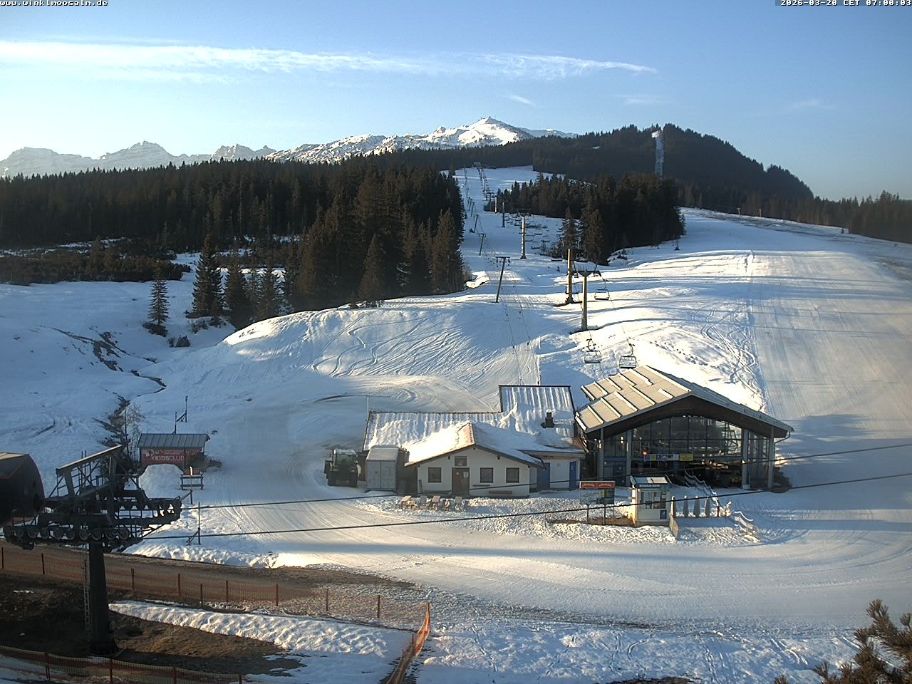 Archiv Foto Webcam Ausblick Winklmoosalm auf Rossalm-Lift