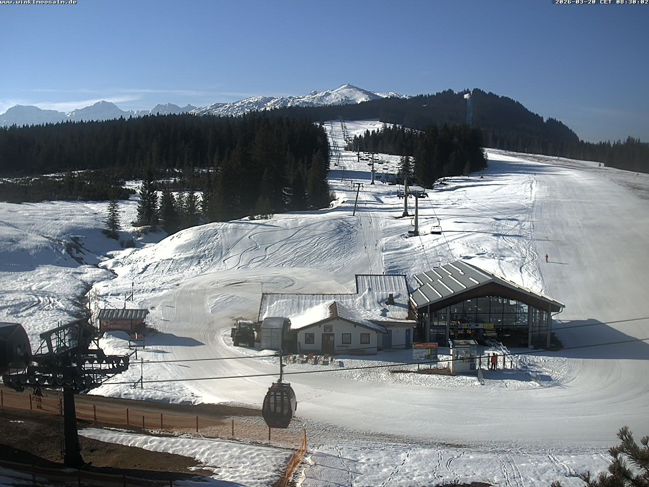 Archiv Foto Webcam Ausblick Winklmoosalm auf Rossalm-Lift