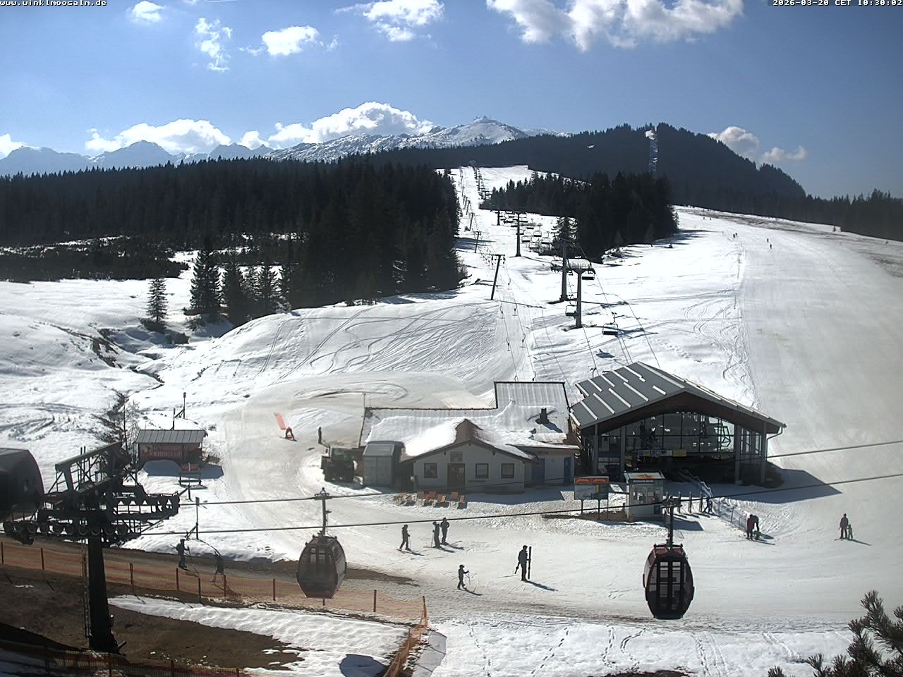 Archiv Foto Webcam Ausblick Winklmoosalm auf Rossalm-Lift