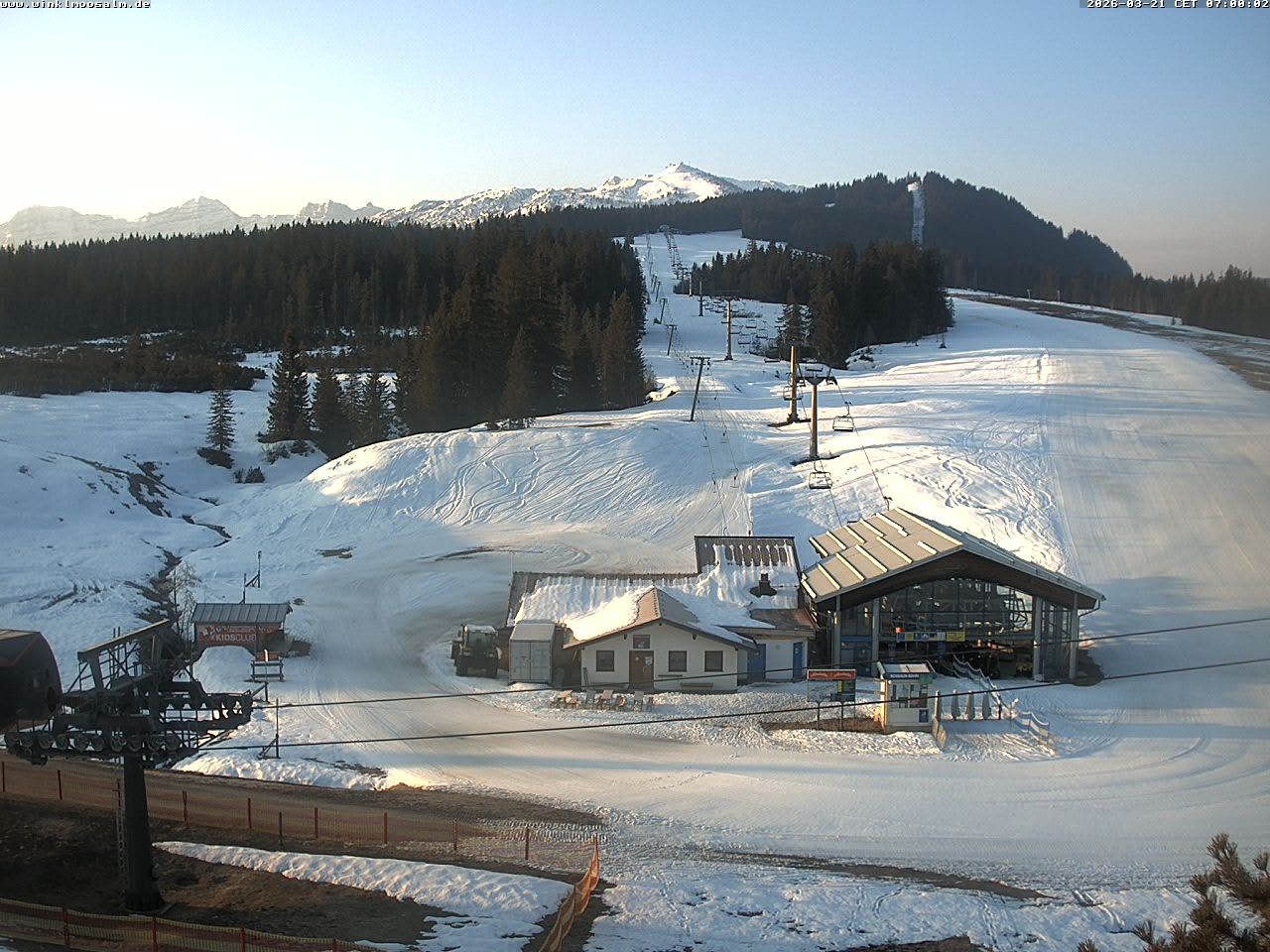 Archiv Foto Webcam Ausblick Winklmoosalm auf Rossalm-Lift