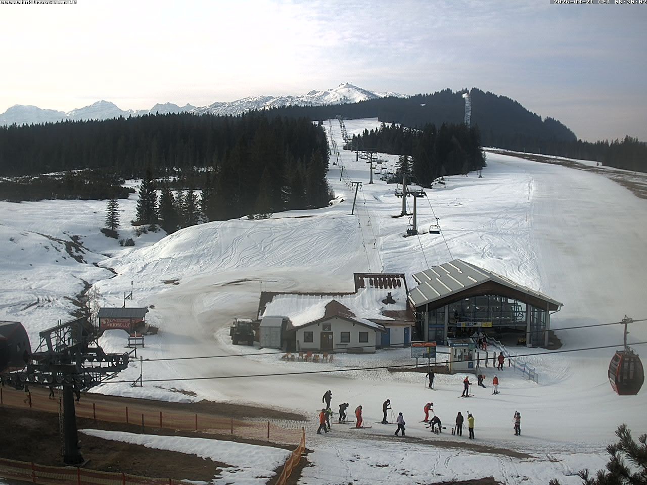 Archiv Foto Webcam Ausblick Winklmoosalm auf Rossalm-Lift