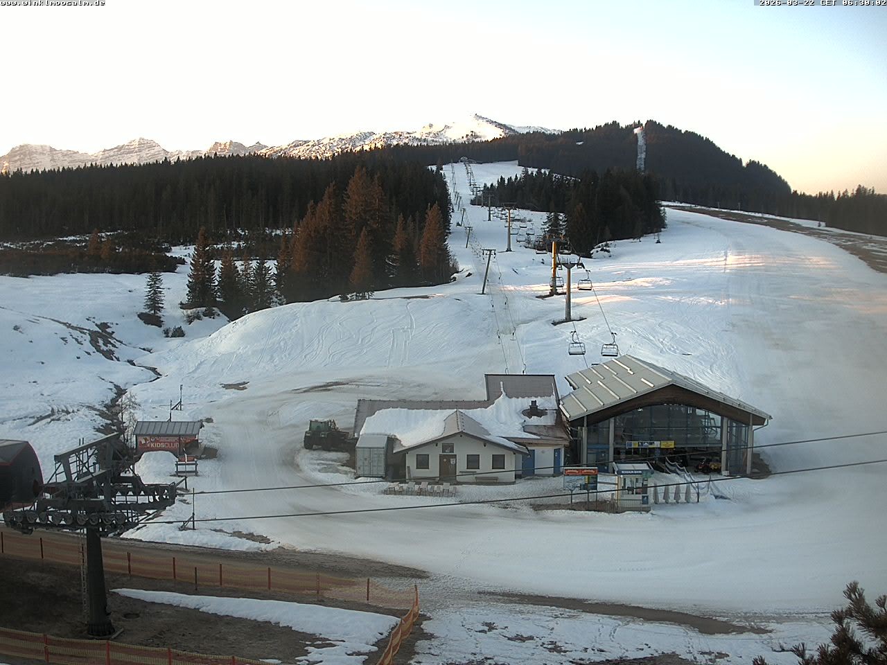 Archiv Foto Webcam Ausblick Winklmoosalm auf Rossalm-Lift