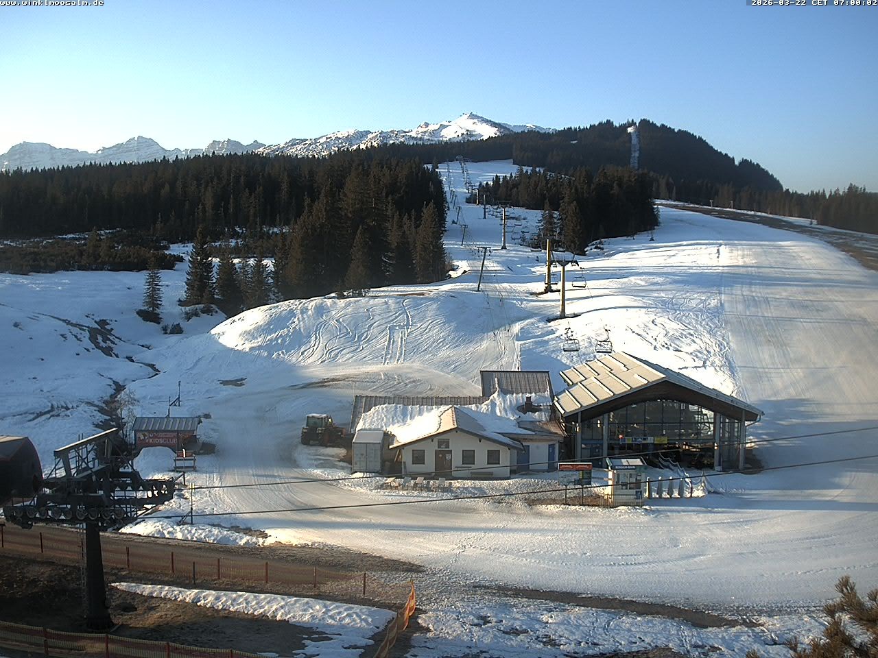 Archiv Foto Webcam Ausblick Winklmoosalm auf Rossalm-Lift
