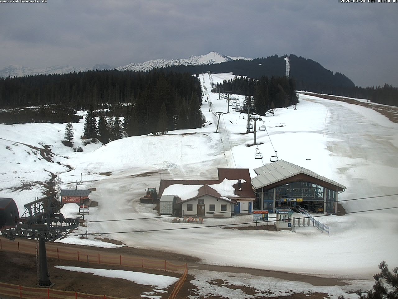 Archiv Foto Webcam Ausblick Winklmoosalm auf Rossalm-Lift