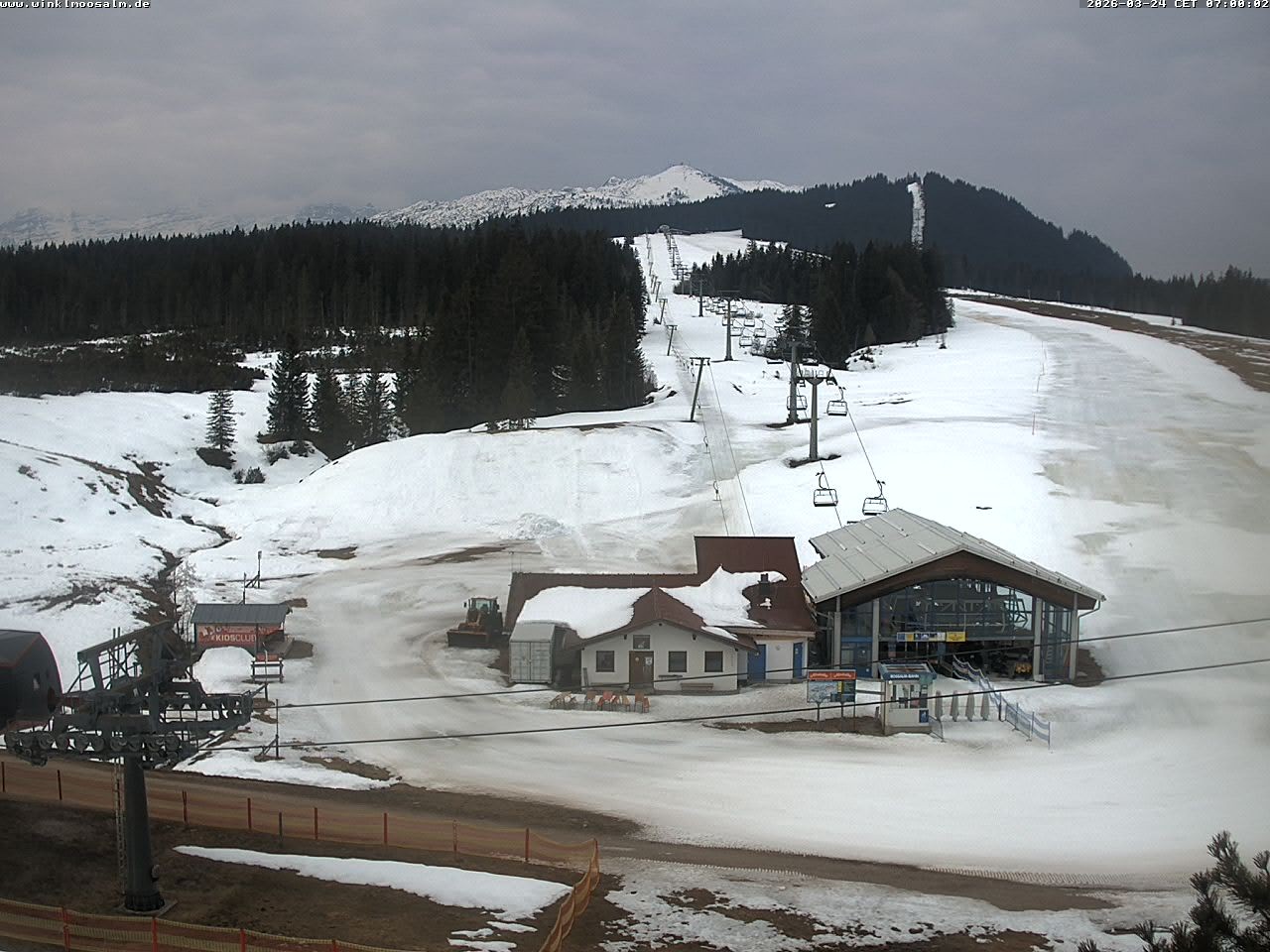 Archiv Foto Webcam Ausblick Winklmoosalm auf Rossalm-Lift
