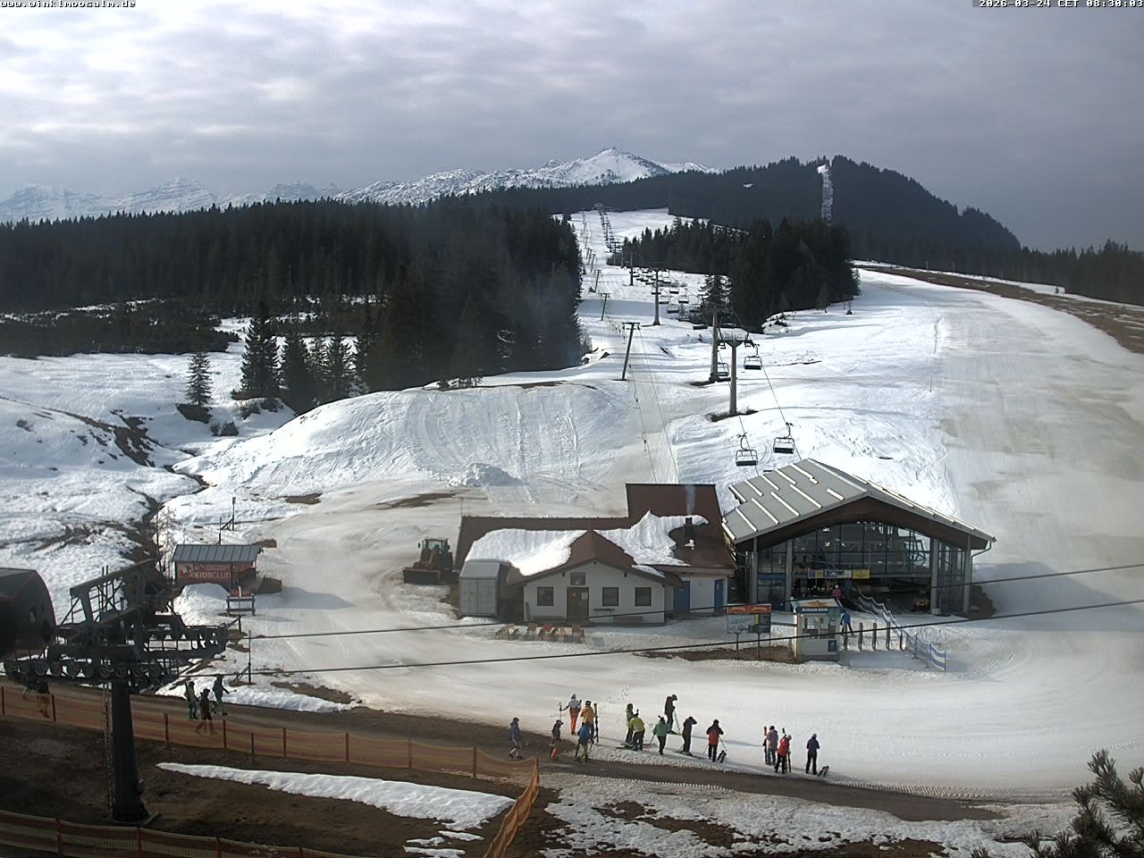 Archiv Foto Webcam Ausblick Winklmoosalm auf Rossalm-Lift