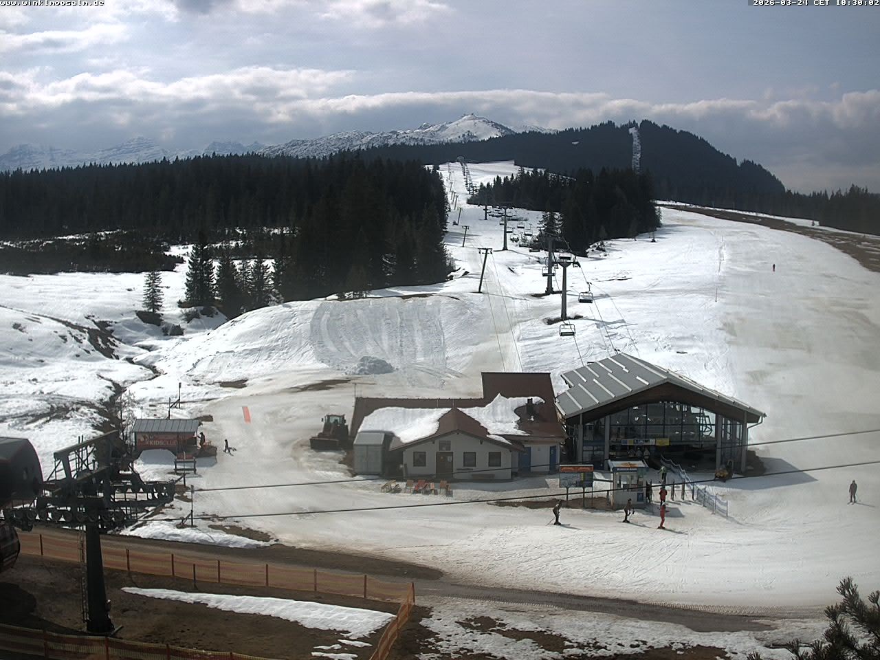 Archiv Foto Webcam Ausblick Winklmoosalm auf Rossalm-Lift