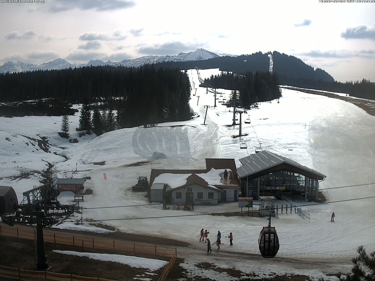 Archiv Foto Webcam Ausblick Winklmoosalm auf Rossalm-Lift