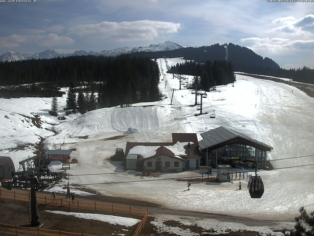 Archiv Foto Webcam Ausblick Winklmoosalm auf Rossalm-Lift