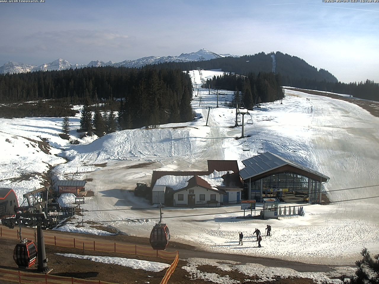 Archiv Foto Webcam Ausblick Winklmoosalm auf Rossalm-Lift