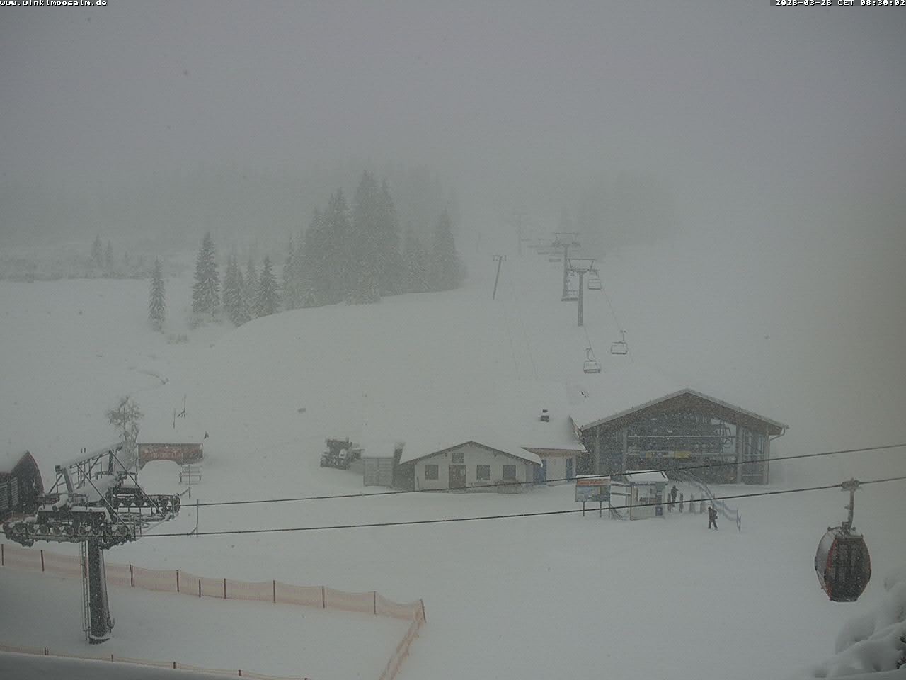 Archiv Foto Webcam Ausblick Winklmoosalm auf Rossalm-Lift