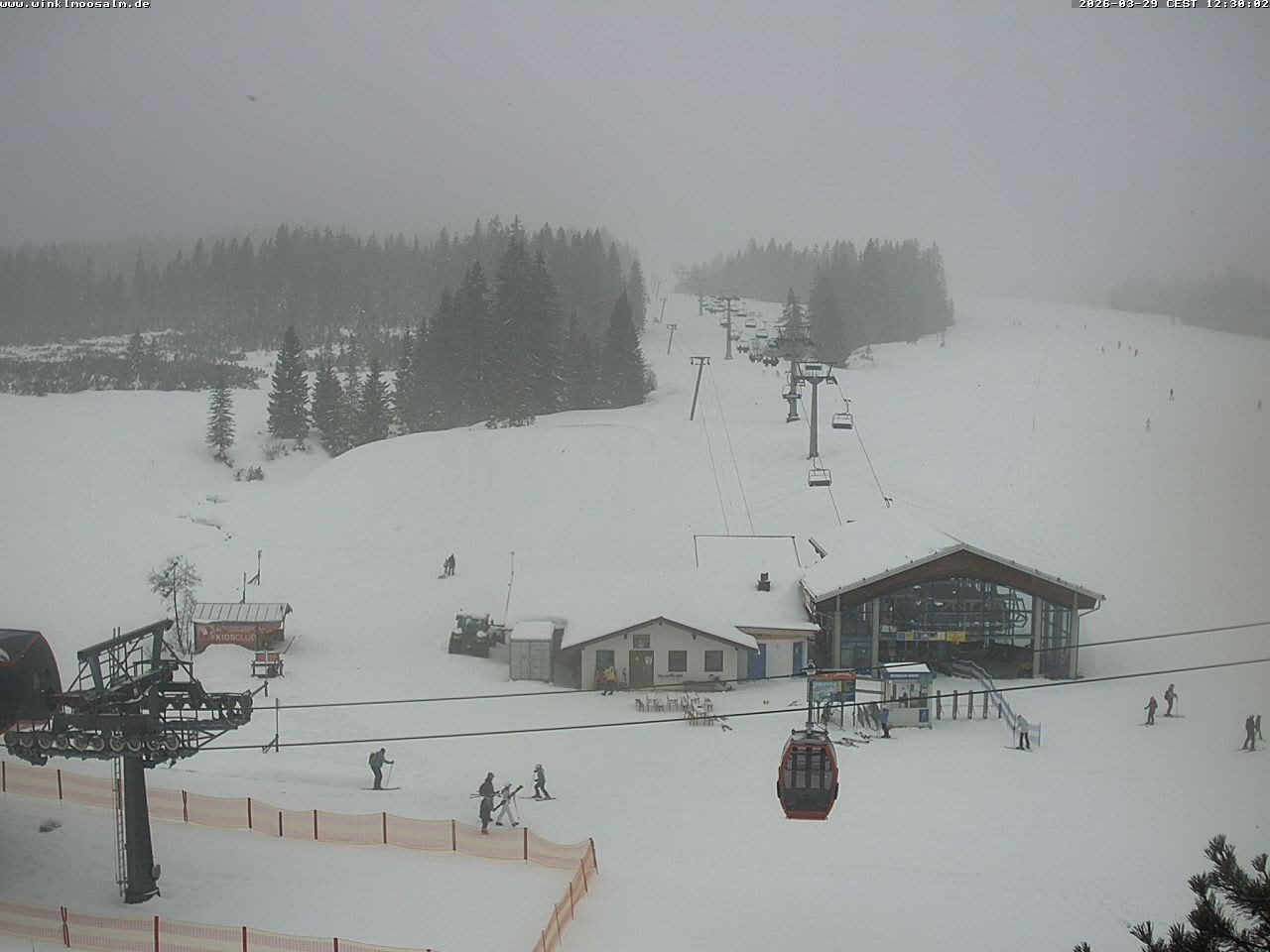 Archiv Foto Webcam Ausblick Winklmoosalm auf Rossalm-Lift