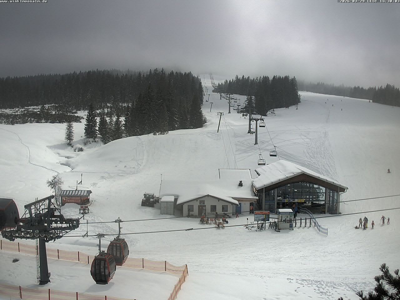 Archiv Foto Webcam Ausblick Winklmoosalm auf Rossalm-Lift