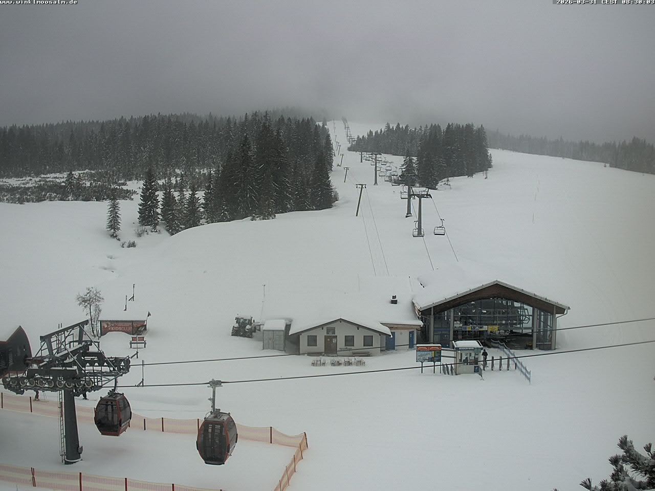 Archiv Foto Webcam Ausblick Winklmoosalm auf Rossalm-Lift