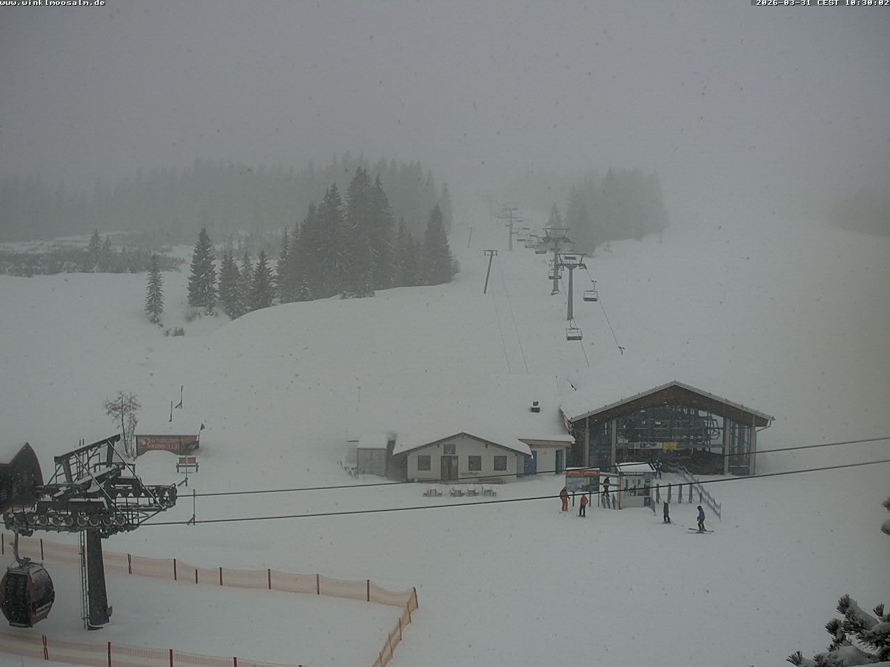 Archiv Foto Webcam Ausblick Winklmoosalm auf Rossalm-Lift