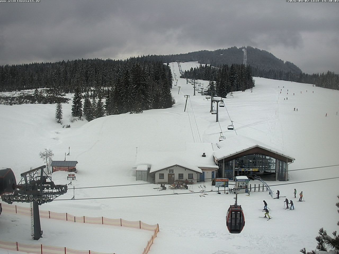 Archiv Foto Webcam Ausblick Winklmoosalm auf Rossalm-Lift