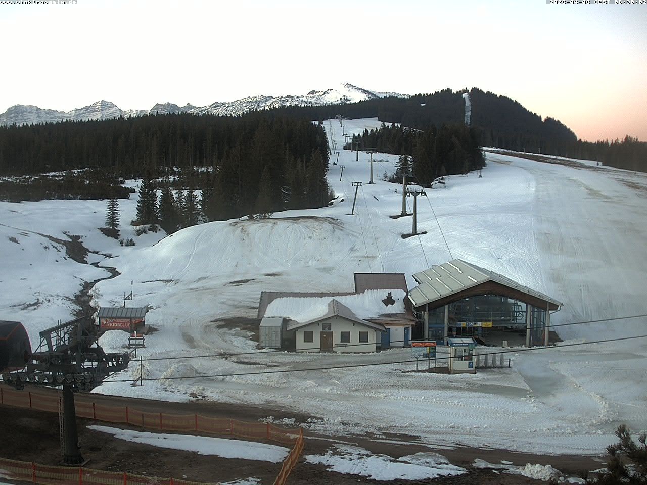 Archiv Foto Webcam Ausblick Winklmoosalm auf Rossalm-Lift