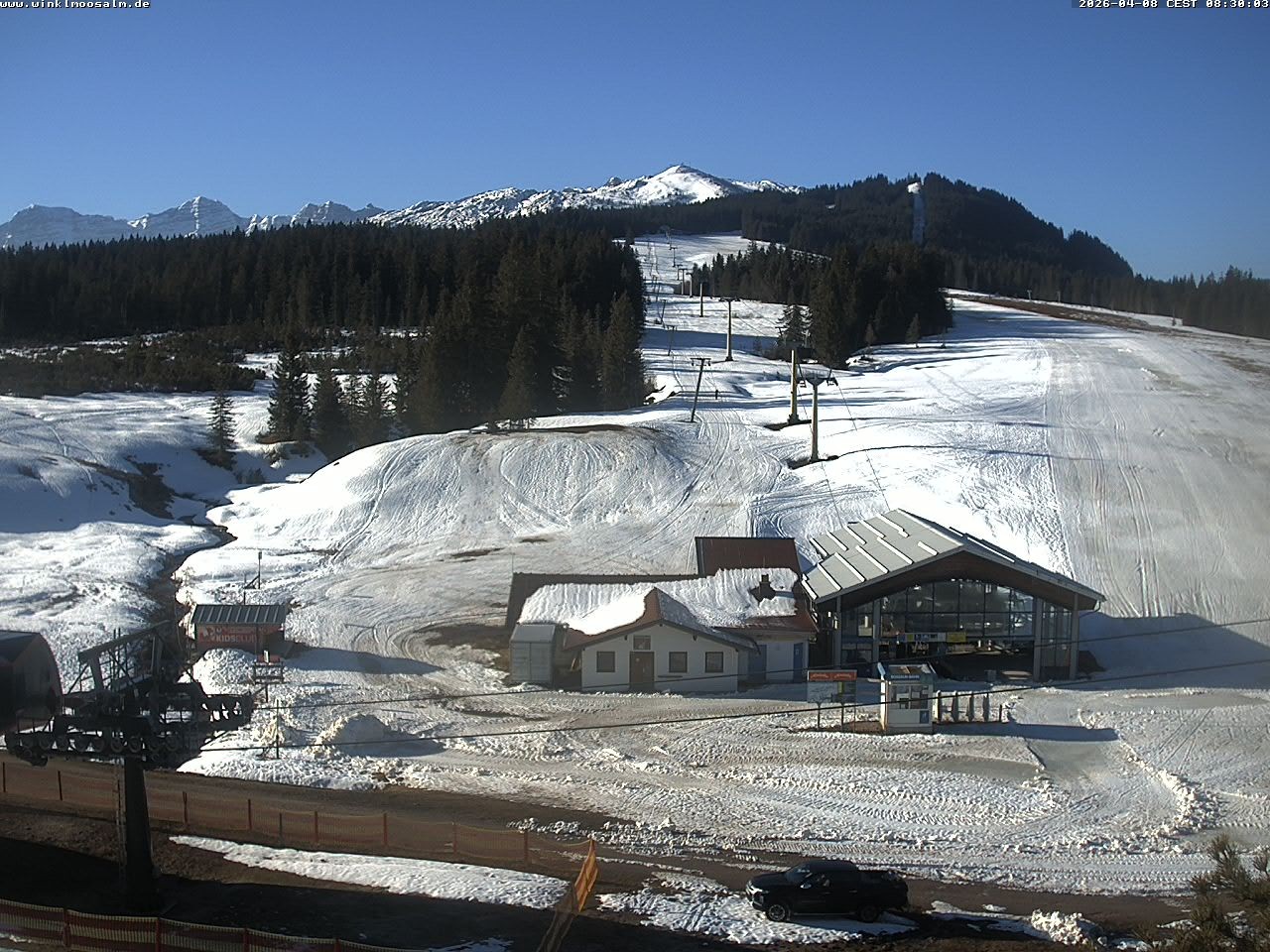 Archiv Foto Webcam Ausblick Winklmoosalm auf Rossalm-Lift