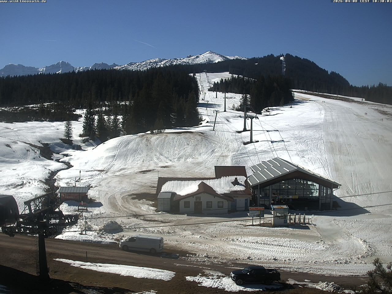 Archiv Foto Webcam Ausblick Winklmoosalm auf Rossalm-Lift