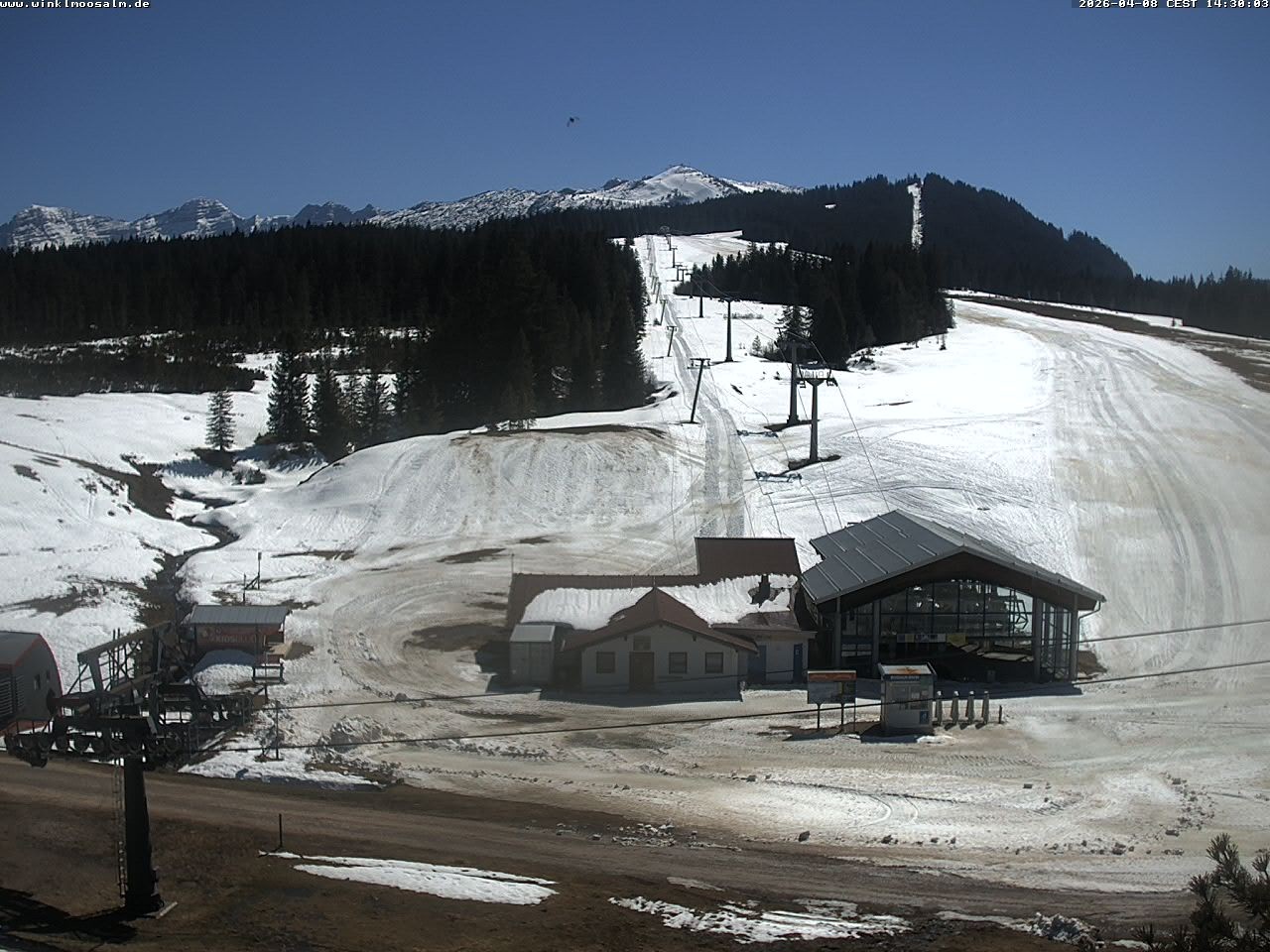 Archiv Foto Webcam Ausblick Winklmoosalm auf Rossalm-Lift
