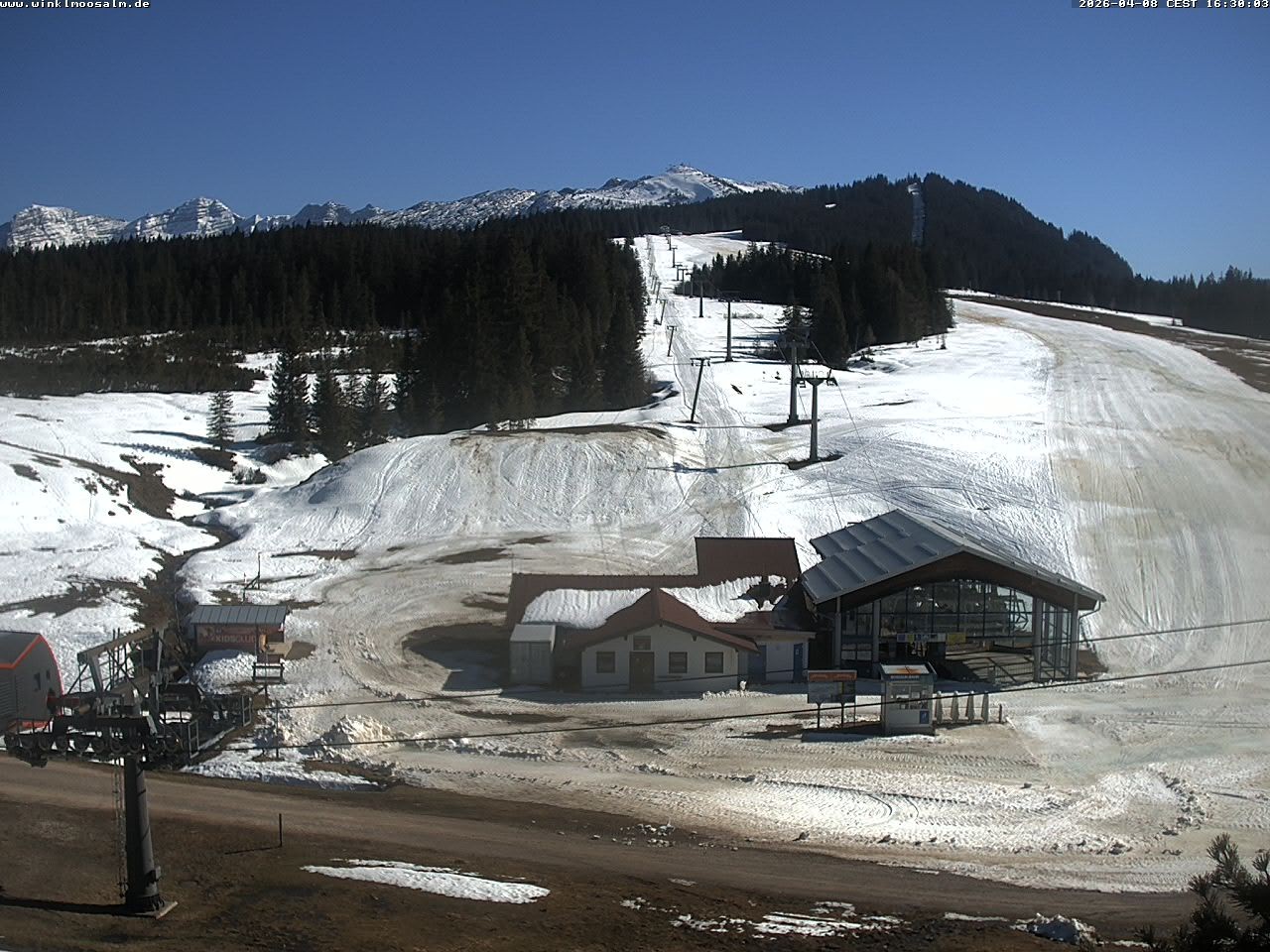 Archiv Foto Webcam Ausblick Winklmoosalm auf Rossalm-Lift