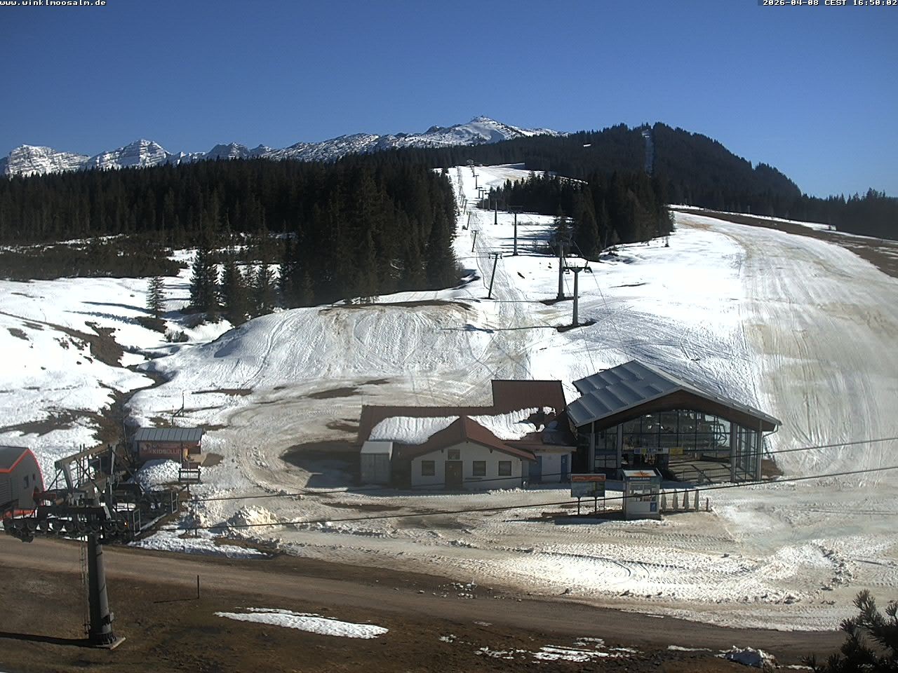 Archiv Foto Webcam Ausblick Winklmoosalm auf Rossalm-Lift