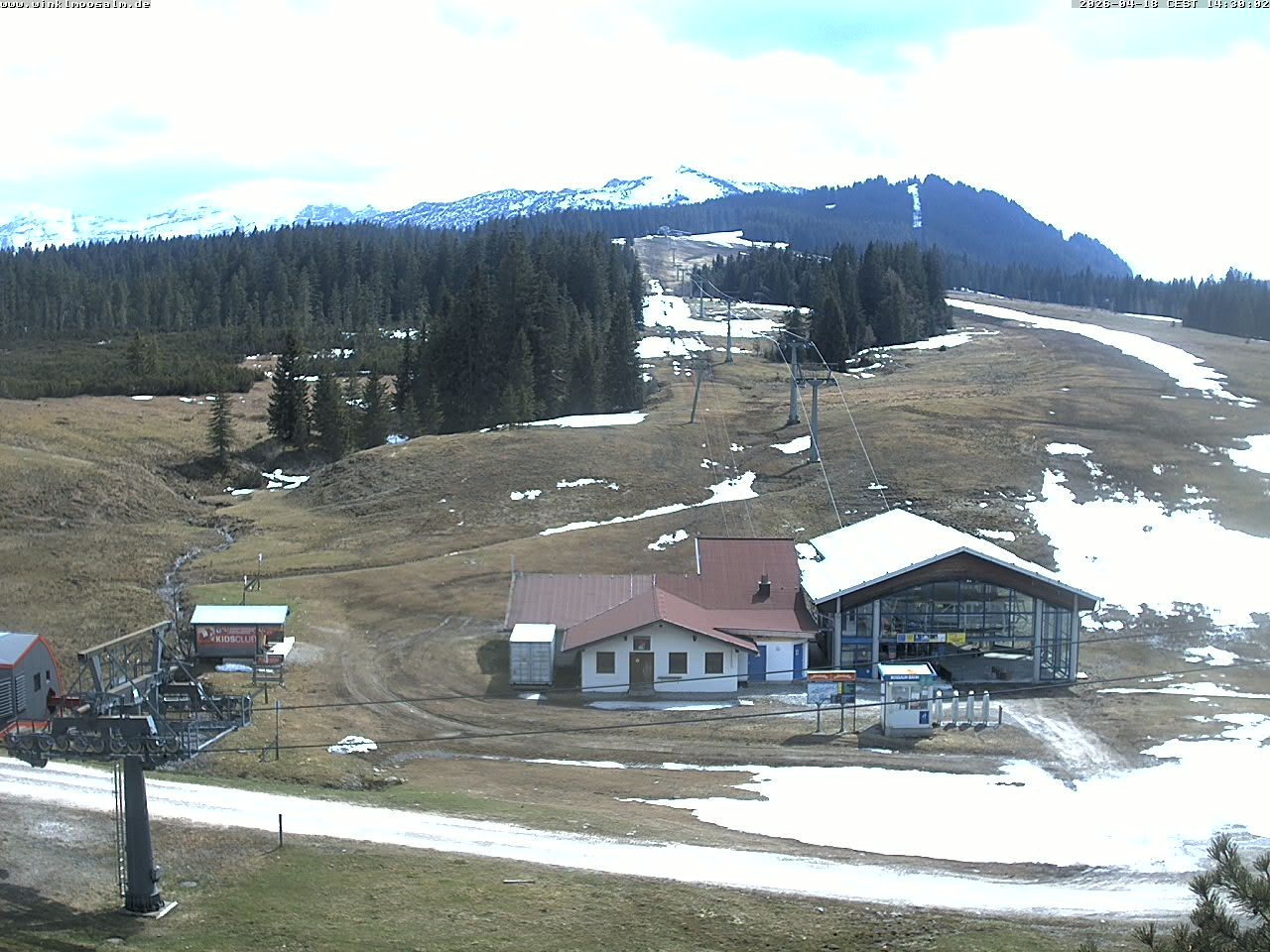 Archiv Foto Webcam Ausblick Winklmoosalm auf Rossalm-Lift