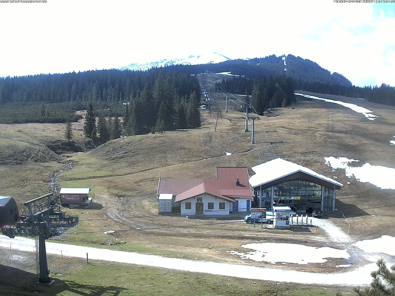 Archiv Foto Webcam Ausblick Winklmoosalm auf Rossalm-Lift