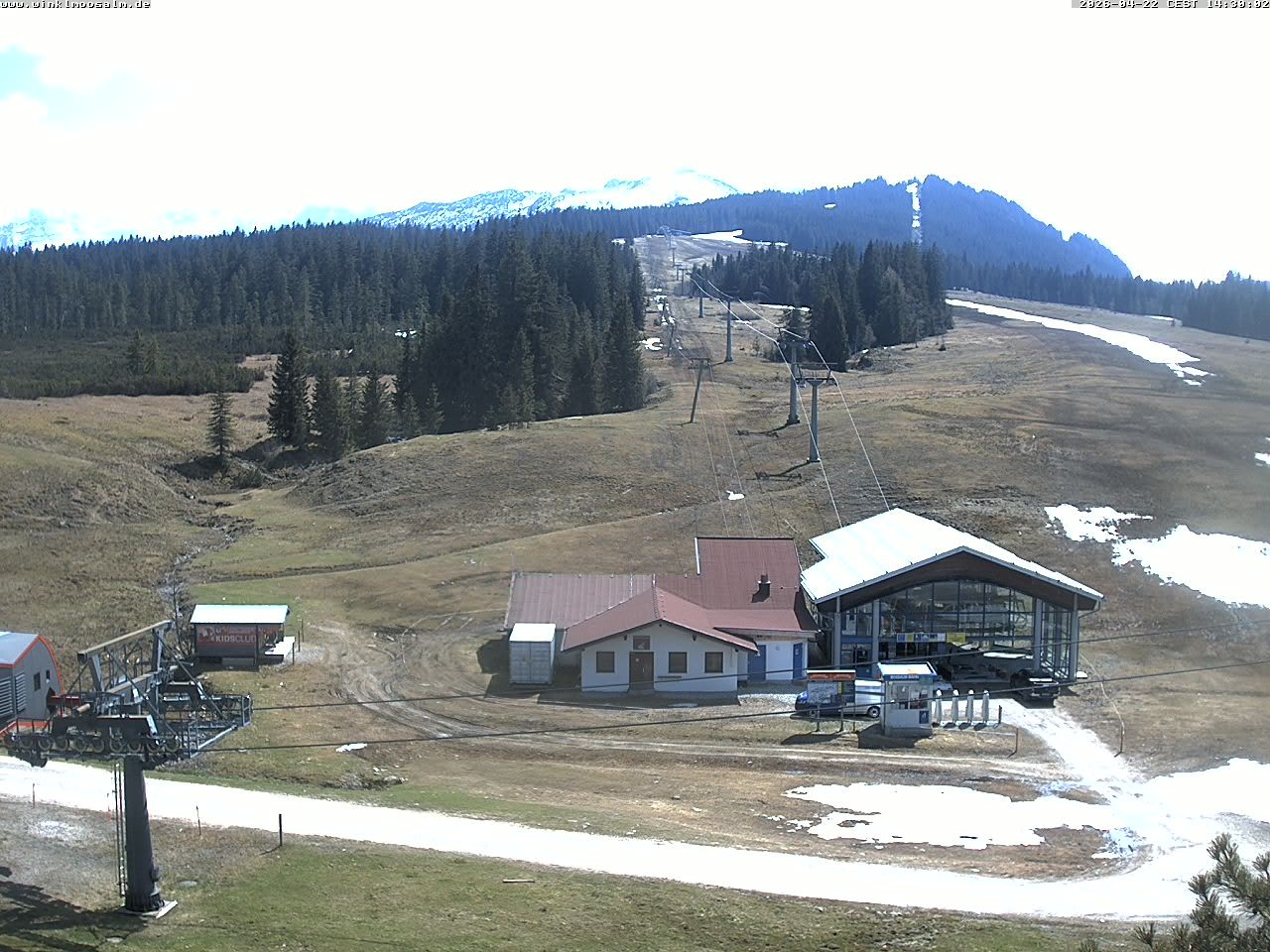 Archiv Foto Webcam Ausblick Winklmoosalm auf Rossalm-Lift