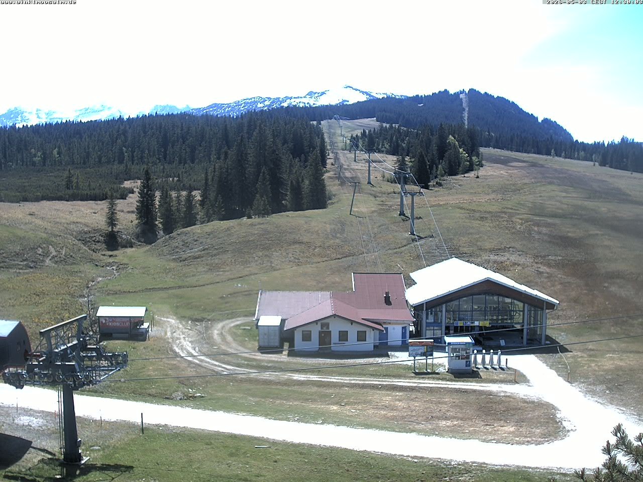 Archiv Foto Webcam Ausblick Winklmoosalm auf Rossalm-Lift