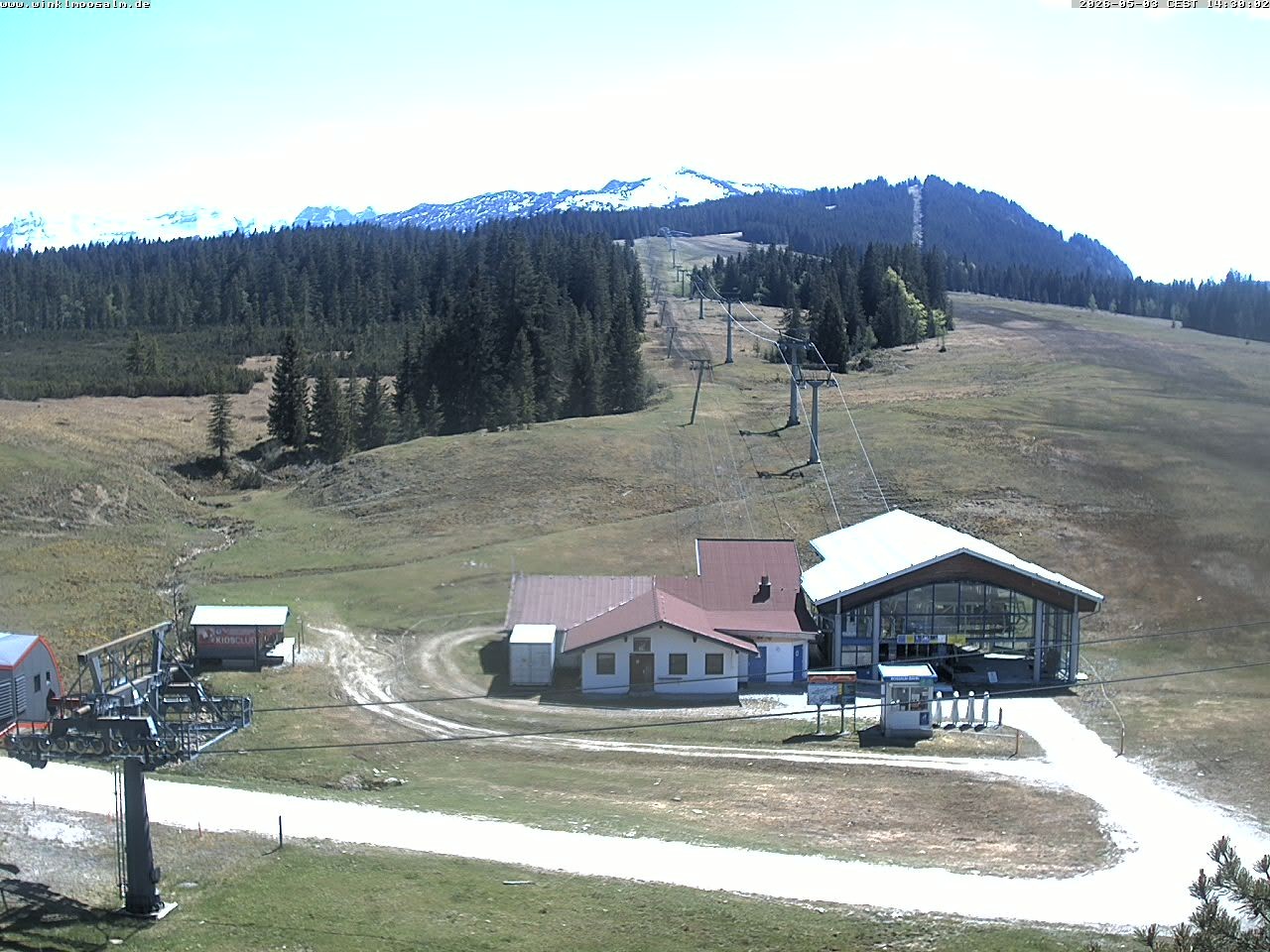 Archiv Foto Webcam Ausblick Winklmoosalm auf Rossalm-Lift
