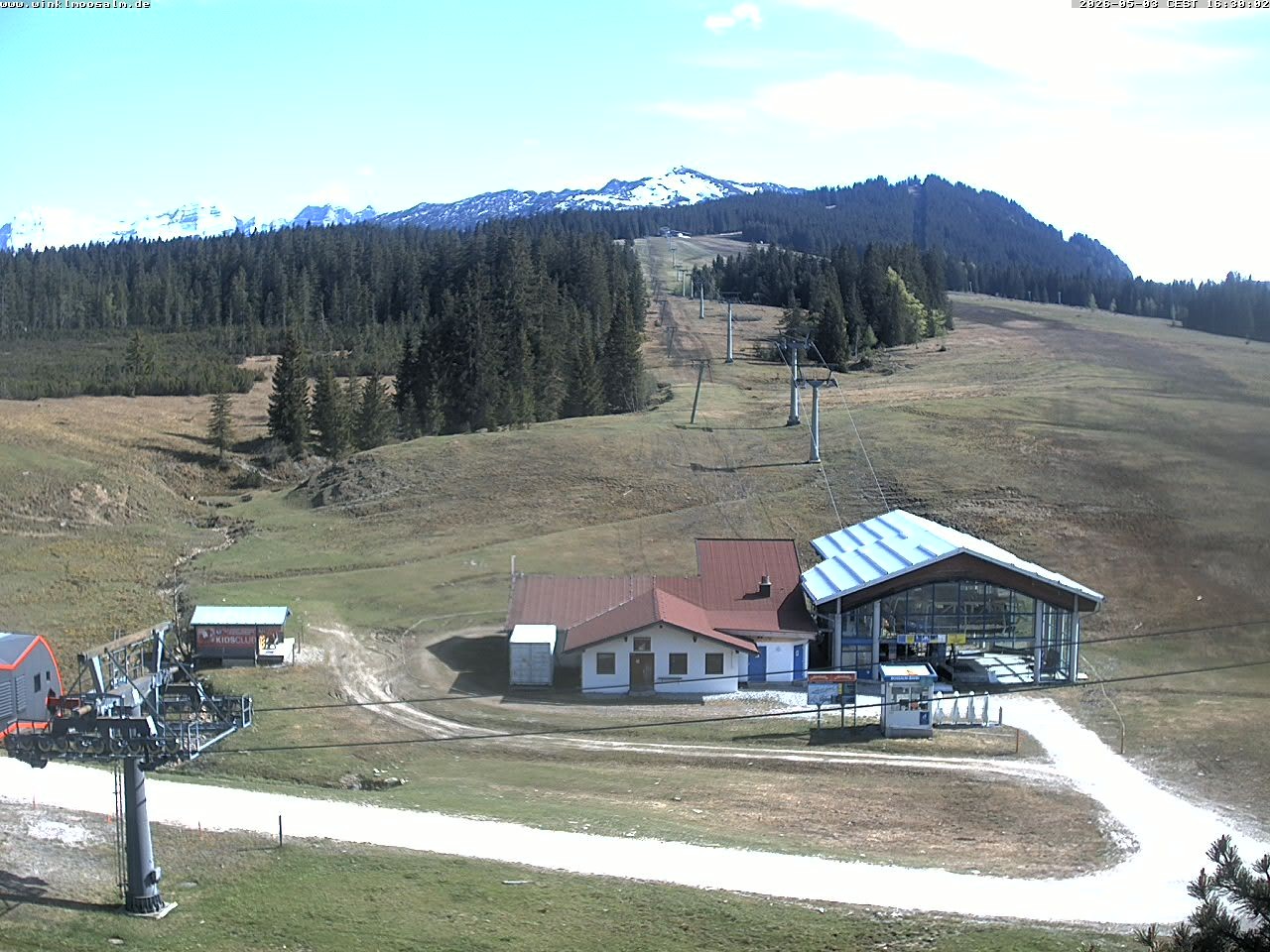 Archiv Foto Webcam Ausblick Winklmoosalm auf Rossalm-Lift