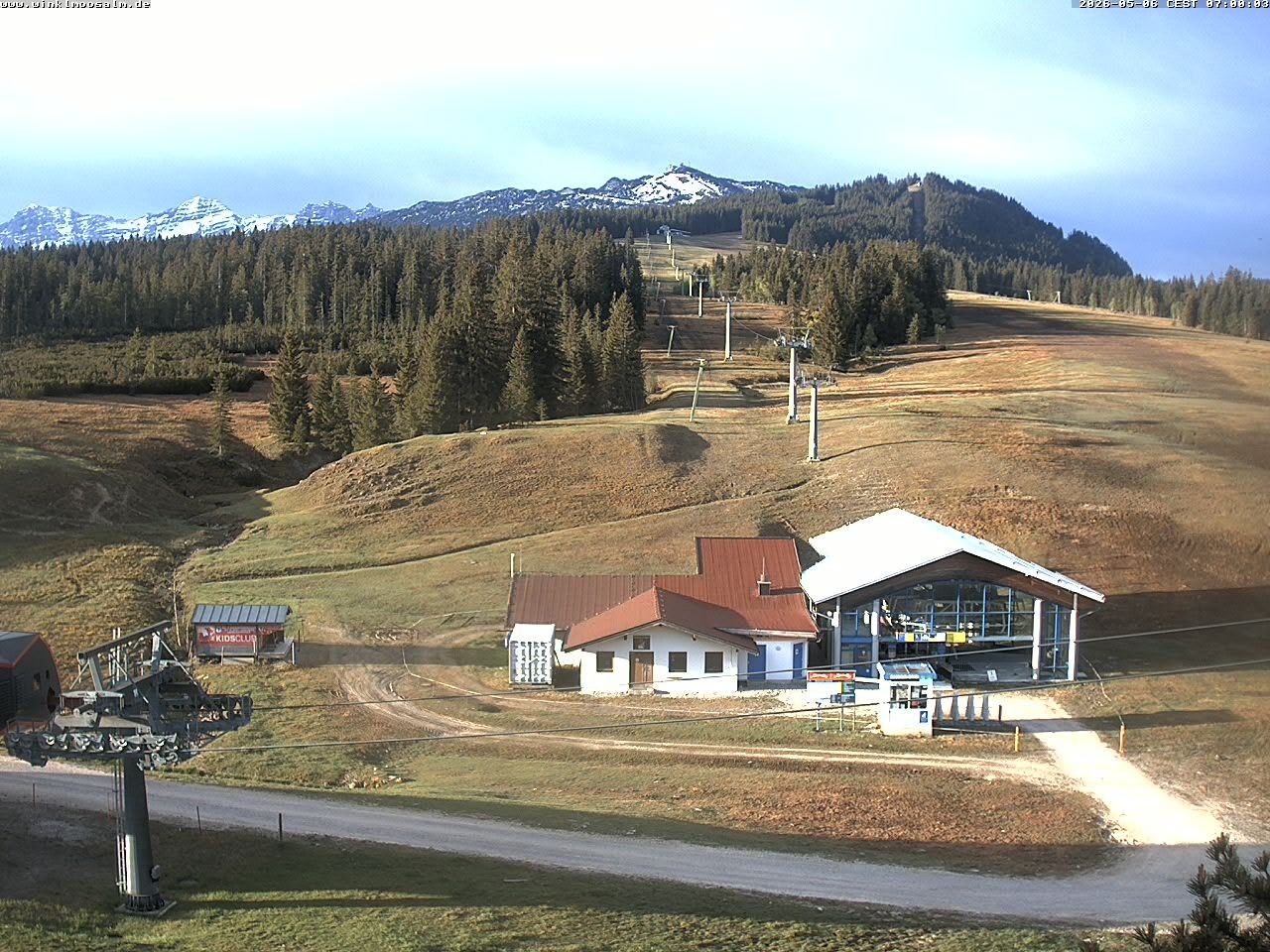 Archiv Foto Webcam Ausblick Winklmoosalm auf Rossalm-Lift