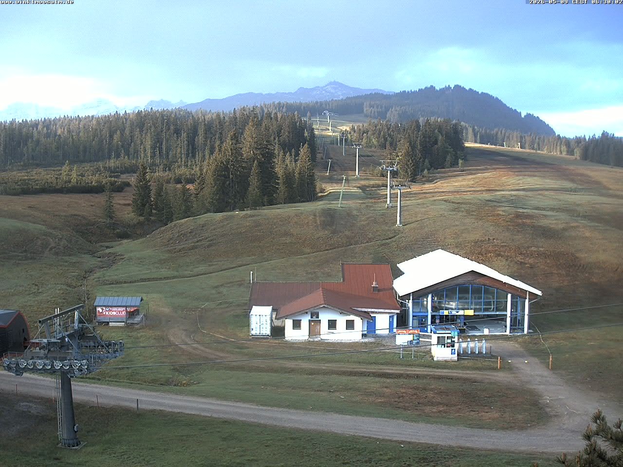 Archiv Foto Webcam Ausblick Winklmoosalm auf Rossalm-Lift