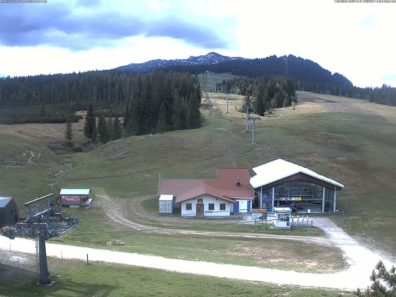 Archiv Foto Webcam Ausblick Winklmoosalm auf Rossalm-Lift