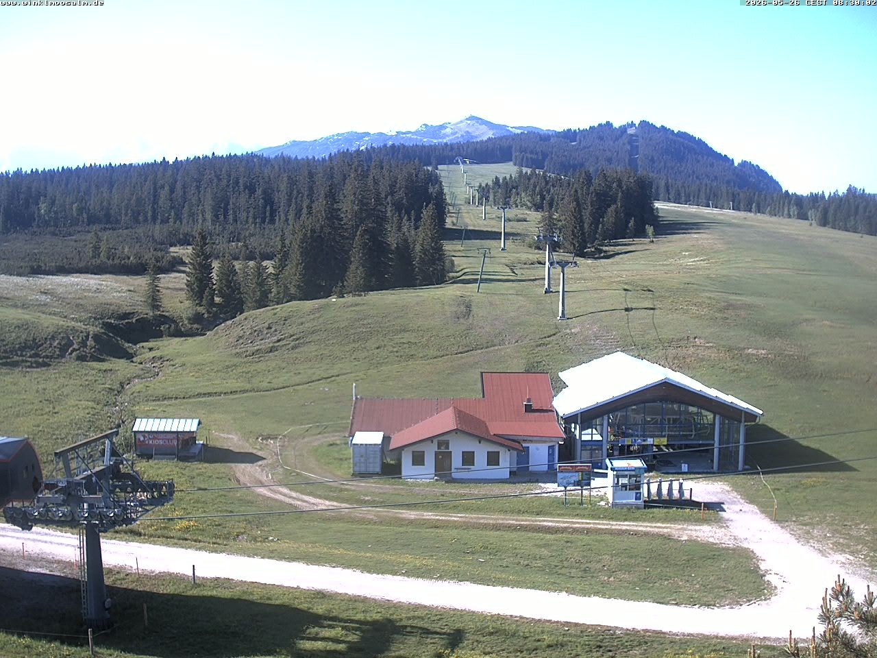 Archiv Foto Webcam Ausblick Winklmoosalm auf Rossalm-Lift