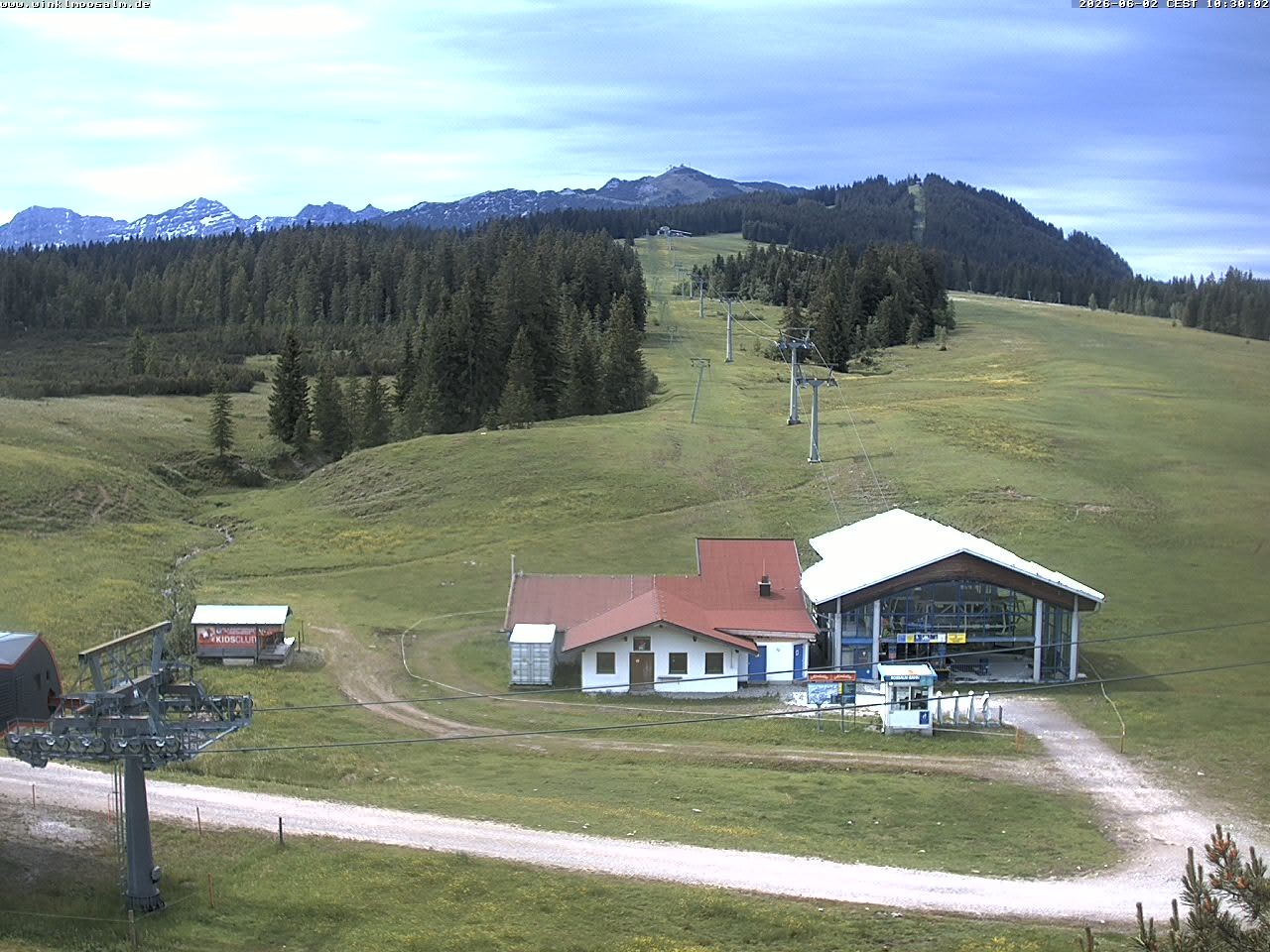 Archiv Foto Webcam Ausblick Winklmoosalm auf Rossalm-Lift