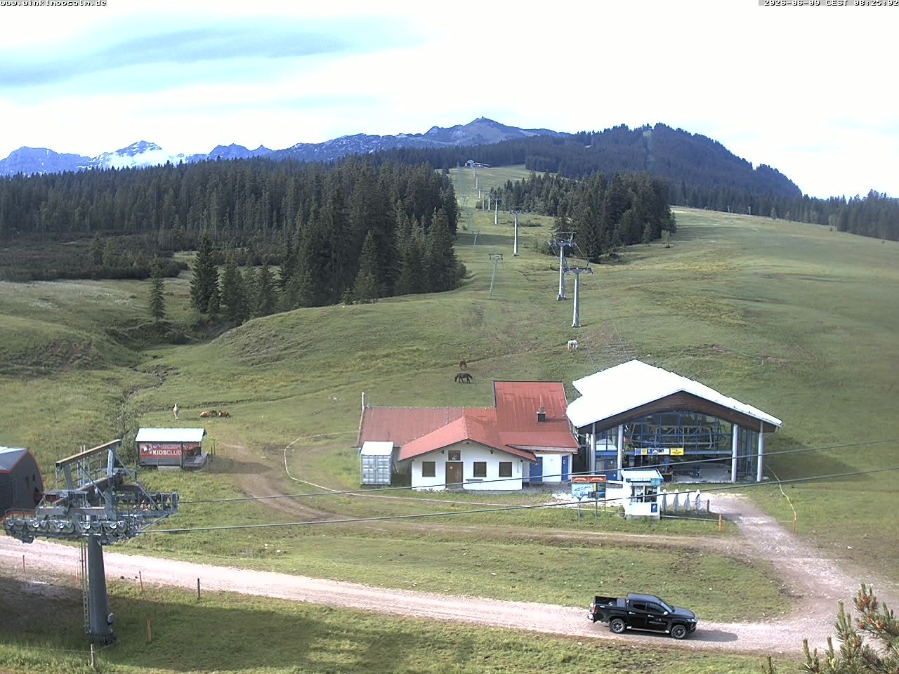 Archiv Foto Webcam Ausblick Winklmoosalm auf Rossalm-Lift
