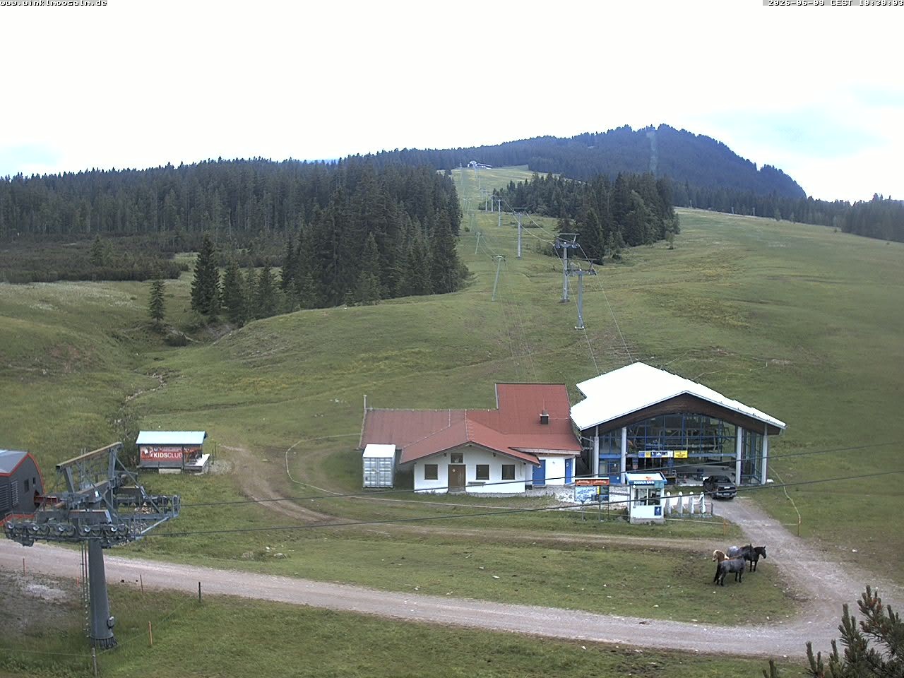 Archiv Foto Webcam Ausblick Winklmoosalm auf Rossalm-Lift