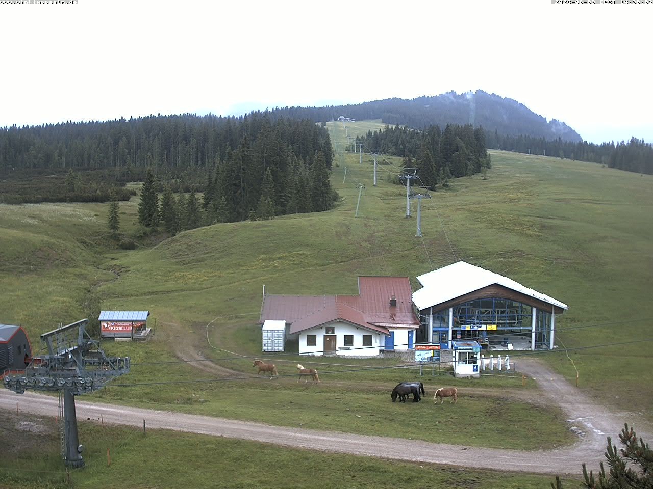 Archiv Foto Webcam Ausblick Winklmoosalm auf Rossalm-Lift